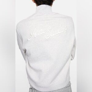 ACNE Studios ZIP-UP SWEATSHIRT Deep Blue $ 700 NEW